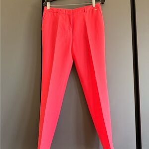Escada Bold Fuschia Textured Trousers
